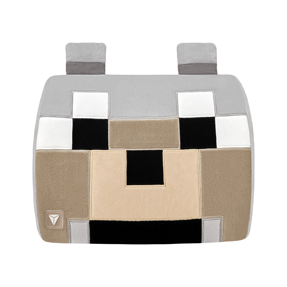 Secretlab メモリーフォームランバーピロー Minecraft オオカミ エディション