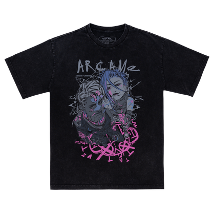 ARCANE ジンクス and エコー Tシャツ