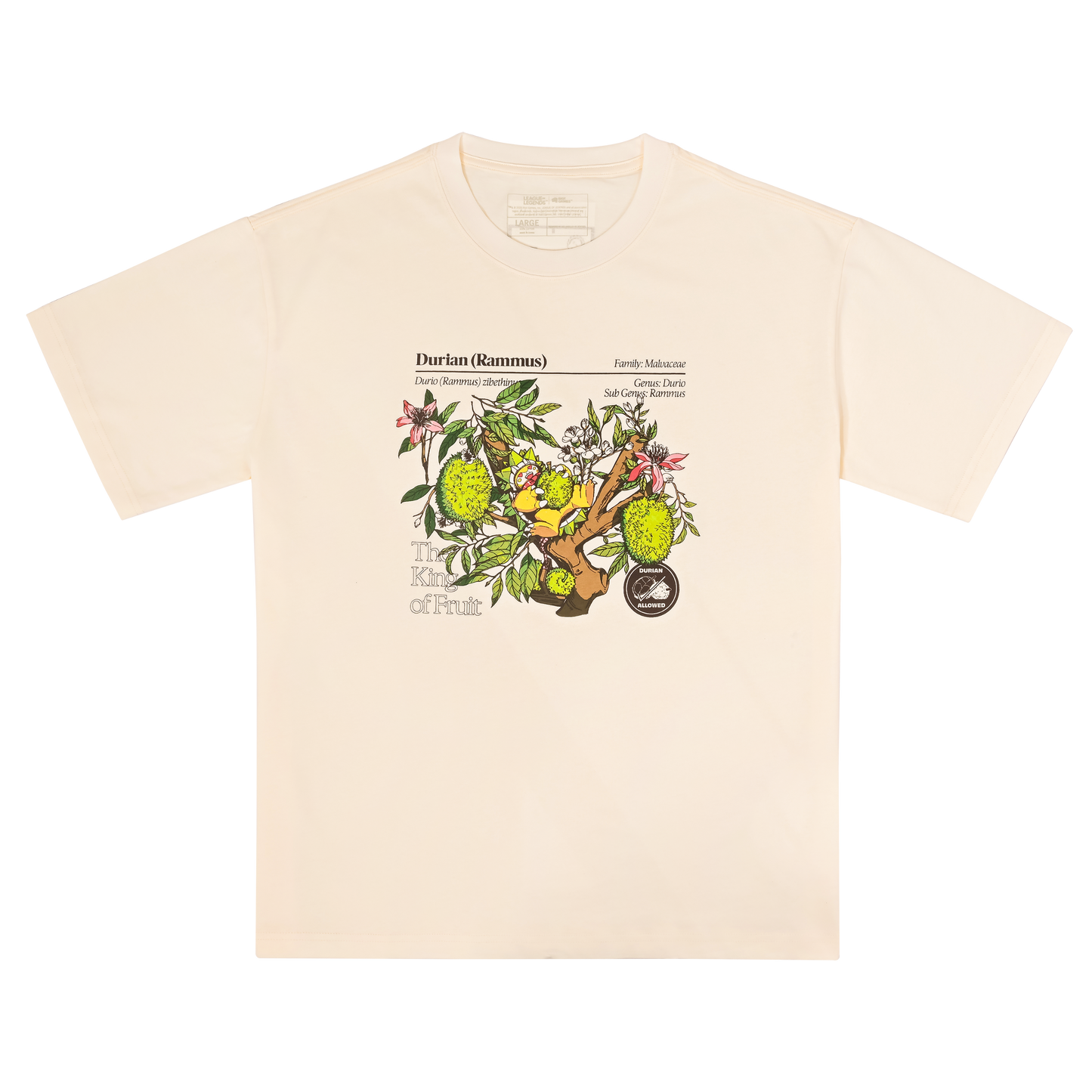 ドリアン戦士ラムス Tシャツ with ステッカー