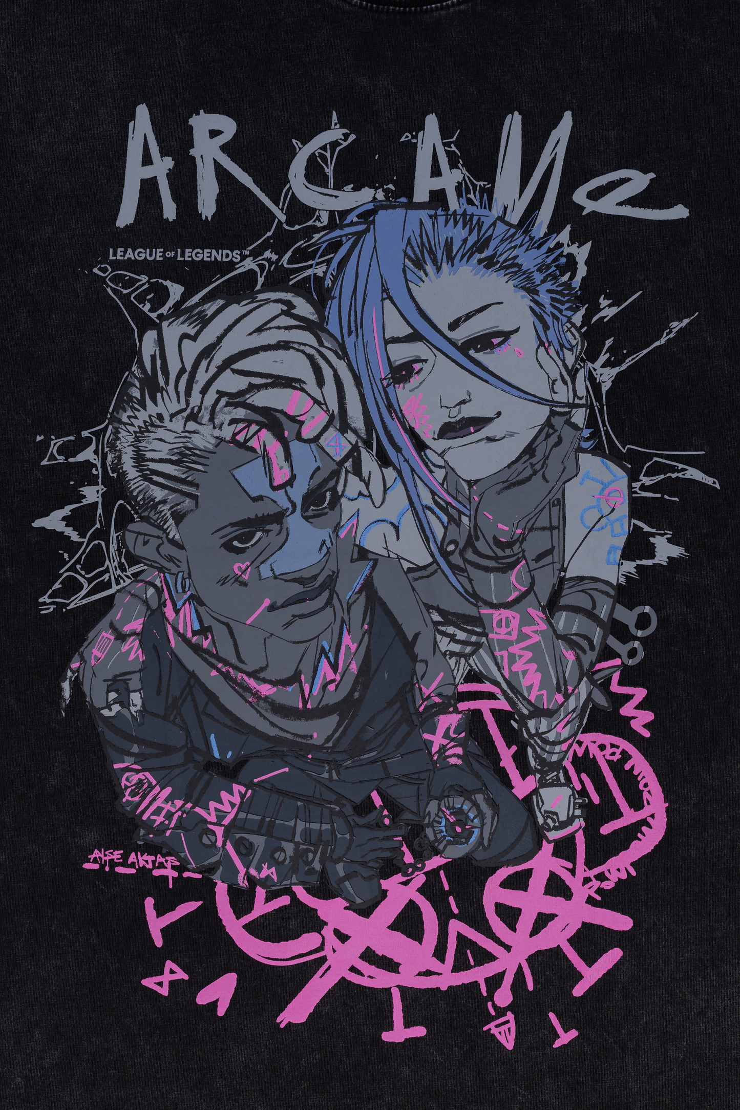 ARCANE ジンクス and エコー Tシャツ