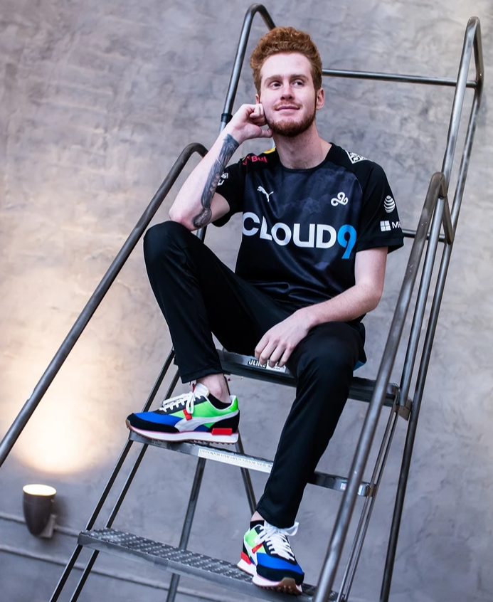 [Puma x Cloud9] 2020 Men's Player Jersey (Black)