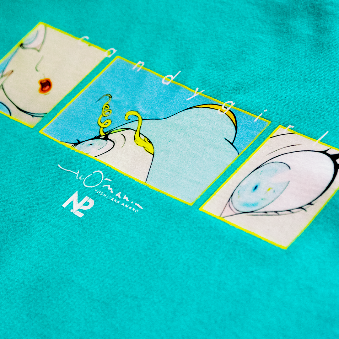 [N2 x Yoshitaka Amano] Candy Girl T-shirt